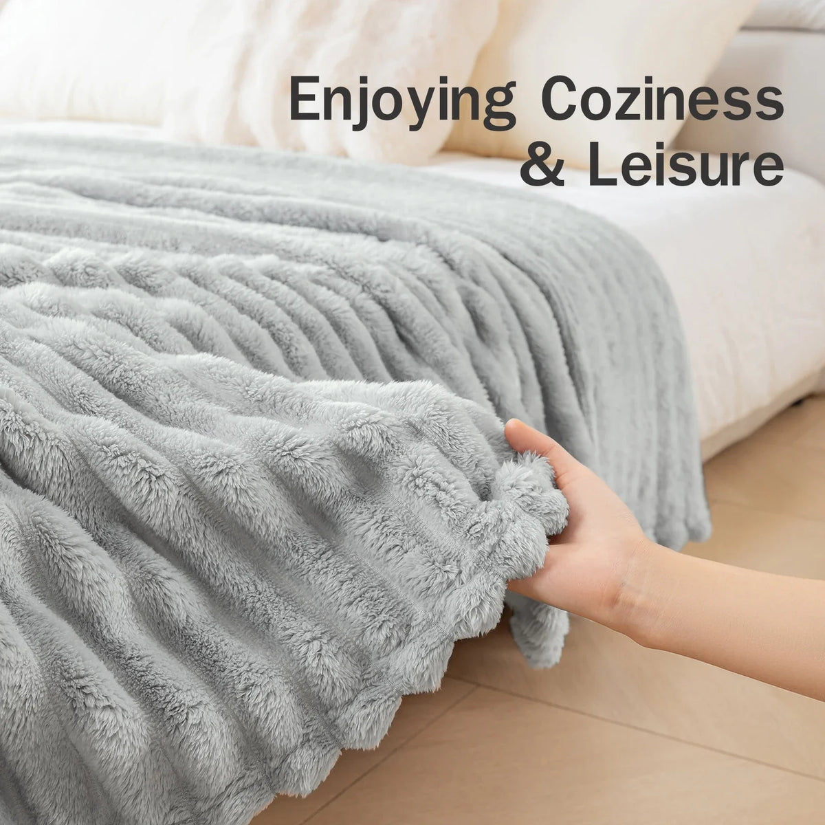 Cozy Flannel Nap Blanket – Ultra-Soft Plush Throw for Couch & Bed